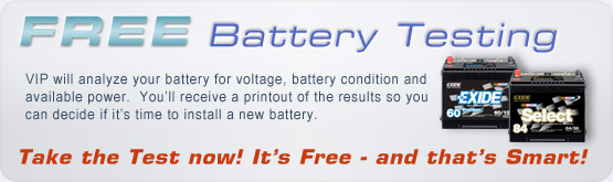 FREE Battery Testing!